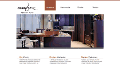 Desktop Screenshot of dekotarzmobilya.com